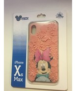 Disney DTech iPhone XS Max Minnie Mouse Flowers Pink Phone Case - NEW - €20,06 EUR