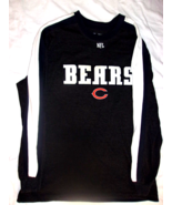 NFL Team Apparel Chicago Bears Gray Soft Pullover Long Sleeve Shirt Men ... - £17.25 GBP