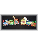   2 Vintage Home Interior/Homco Circus Train Wall Plaques  - £8.78 GBP