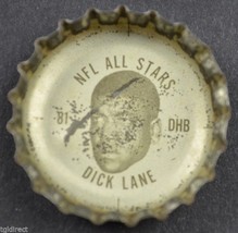 Coca Cola NFL All Stars Coke King Size Bottle Cap Detroit Lions Dick Lan... - $4.99