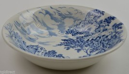 Enoch Wedgwood China Countryside Blue Pattern Dessert Bowl Vintage Dinnerware - $6.89