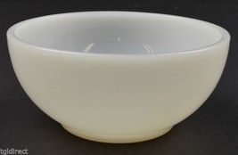 Anchor Hocking Fire King Chili Bowl Anchorwhite Pattern 5&quot; Wide Oven Ware - £5.39 GBP