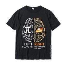 Funny pi day left vs right brain pie shirt math geek gift t shirt tshirts tops thumb200