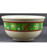 Longaberger Pottery Bluster The Snowman Pattern Holiday Bowl China Colle... - £13.13 GBP