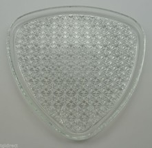 Vintage Indiana Glass Daisy &amp; Button Clear Snack Plate Collectible Fine Crystal - £4.73 GBP