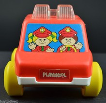 Playskool 1991 Red Police Car With Lights And Sound Plastic Vintage Toy ... - £15.20 GBP