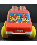 Playskool 1991 Red Police Car With Lights And Sound Plastic Vintage Toy ... - £15.15 GBP