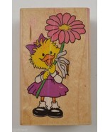 Wood Mounted Rubber Stamp By Suzy&#39;s Zoo Suzy&#39;s Daisy Scrapbook Arts Crafts - £6.14 GBP