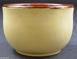 Vintage Watt Pottery Bean Bowl Bisque Pattern 2.375&quot; Tall Collectible USA Beige - £9.74 GBP