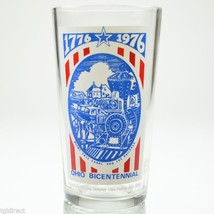 Pepsi Cola Ohio Bicentennial Glass Erie Canal And The Railroad 5&quot; Collectible - £6.16 GBP