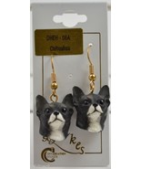 Chihuahua Dog Earrings Novelty Jewelry Hook Earrings Accessory Figural Pet - £4.00 GBP