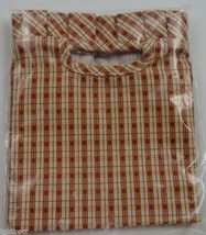 Longaberger Dresden Homested Basket Liner Red Plaid Collectible Accessory Decor - £9.90 GBP