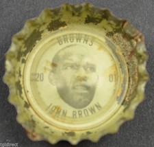 Vintage Coca Cola NFL Bottle Cap Cleveland Browns John Brown Coke Footba... - £3.92 GBP