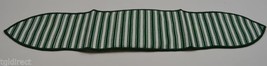 Longaberger Green Ticking Handle Tie Collectible Accessory Home Decor Fa... - $10.69