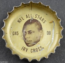 Vintage Coca Cola NFL All Stars Bottle Cap Philadelphia Eagles Irv Cross Coke - $4.99