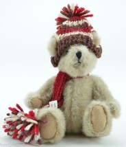 Boyds Bears Plush Teddy Bear Cocoa The Head Bean Collection 7&quot; Tall Best Dressed - £13.88 GBP