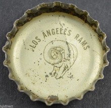 Vintage Coca Cola King Size NFL Team Bottle Cap Los Angeles Rams Coke Football - £5.44 GBP