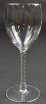 Cris D&#39;Arques Angelique Pattern Wine Glass 7.5&quot; Tall Crystal Stemware Glassware - £3.58 GBP