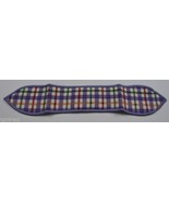 Longaberger Blueberry Plaid Small Handle Tie Collectible Accessory Fabri... - £7.02 GBP