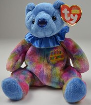 Ty The Beanie Babies Collection September Bear 7.5&quot; Tall Collectible Tie Dye - £11.40 GBP
