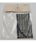 Longaberger Homestead Loon Plaid Handle Tie Collectible Accessory Fabric... - £7.01 GBP