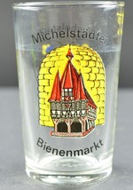 Collectible Michelstadter Bienenmarkt Shot Glass 3.25&quot; Tall Germany Collectible - £11.58 GBP