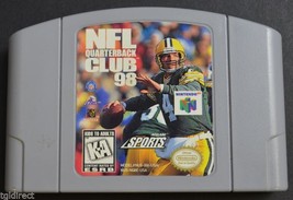 NFL Quarterback Club 98 Acclaim Sports Nintendo 64 Video Game Cartidge N64 Retro - £7.67 GBP