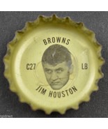 Football Coca Cola NFL Bottle Cap Cleveland Browns Jim Houston Coke Coll... - £5.54 GBP