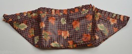 Longaberger 1997 Shades Basket Liner Gingham Collectible Accessory Fall Leaves - £7.63 GBP