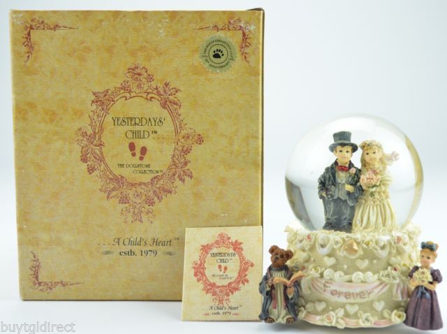 Boyds Bears Yesterdays Child Resin Music Box Handmade 1995 Collectible 2E/2409 - £23.19 GBP