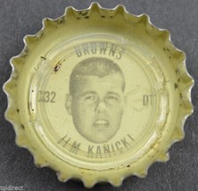 Vintage Sprite NFL Bottle Cap Cleveland Browns Jim Kanicki Collectible Football - £5.49 GBP