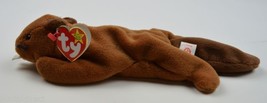 Collectible Retired Ty The Beanie Babies Collection Bucky Plush Beaver 11&quot; long - £11.59 GBP