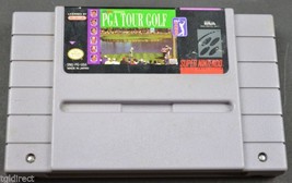 Super Nintendo SNES Video Game ESPN Presents PGA Tour Golf EA Sports 1991 Retro - £7.79 GBP