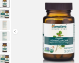 2 pk  Himalaya Organic Ashwagandha 30 cap ea Vegan Caplets exp 2028 - $20.67