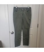 NYDJ Ami Skinny Legging Womens 8 Mid Rise Jeans Army Green Lift x Tuck Tech - $18.80