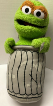 Sesame Street Muppets Oscar The Grouch 16&quot; Plush Vintage Figure - £19.46 GBP