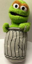 SESAME STREET Muppets OSCAR THE GROUCH 16&quot; Plush VINTAGE Figure - £19.73 GBP