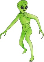 Alien Full Size Extraterrestrial ET Science Fiction Grey Full Body - £5.57 GBP+