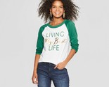 Freeze Brand ~ Women&#39;s Size XS ~ Green/White ~ &quot;Living My Best Life&quot; Cot... - £17.93 GBP