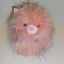 Justice Cuddle Me Faux Fur Plush Stuffed Animal Long Haired CAT Aurora New - $15.83