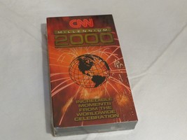 CNN Millennium 2000 VHS tape NEW SEALED incredible moments worldwide cel... - £6.85 GBP