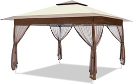 Outfine 12&quot; X 12&quot; Gazebo Outdoor Pop Up Canopy Tent For Patio, Party, And - £155.50 GBP