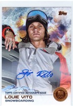 Louie Vito Auto 2014 Topps Olympics And Paralympic Signed Card Snowboard 25/50 - £31.52 GBP