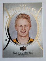 2018 - 2019 Jake Guentzel Ud Portraits Upper Deck Nhl Hockey Card # P-42 Penguin - £3.18 GBP