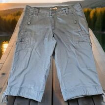 Coldwater Creek Womens Light Blue Mid Rise Capri's Size P14 - $13.85