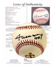Willie Mays Autographed Signed S.F. Giants 2012 World Series Baseball Jsa Loa - £390.54 GBP