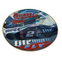 Hunter Collector Rusty Wallace Miller Lite Enough To Fly Plate 8.25&quot; NAS... - $24.00