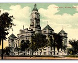 Vecchio Sedgwick Contea Tribunale Casa Wichita Kansas Ks DB Cartolina Y5 - $3.39