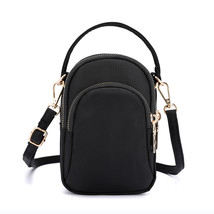 Women&#39;s Mini Shoulder Bag Fashion Handbag Messenger Vintage Lightweight Nylon Pu - £20.57 GBP