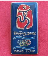 Beijing 2008 Summer Olympic games Israel pin badge Israeli delegation lo... - £8.03 GBP